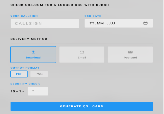 QSL-Card validator